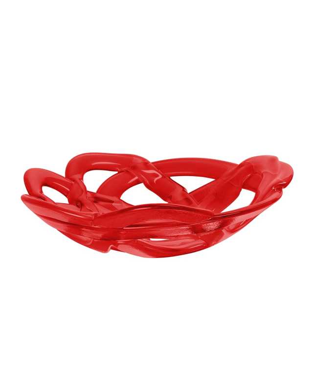 Large Red Basket Bowl